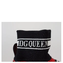Red Bling Sorrento Sneakers Socks Shoes