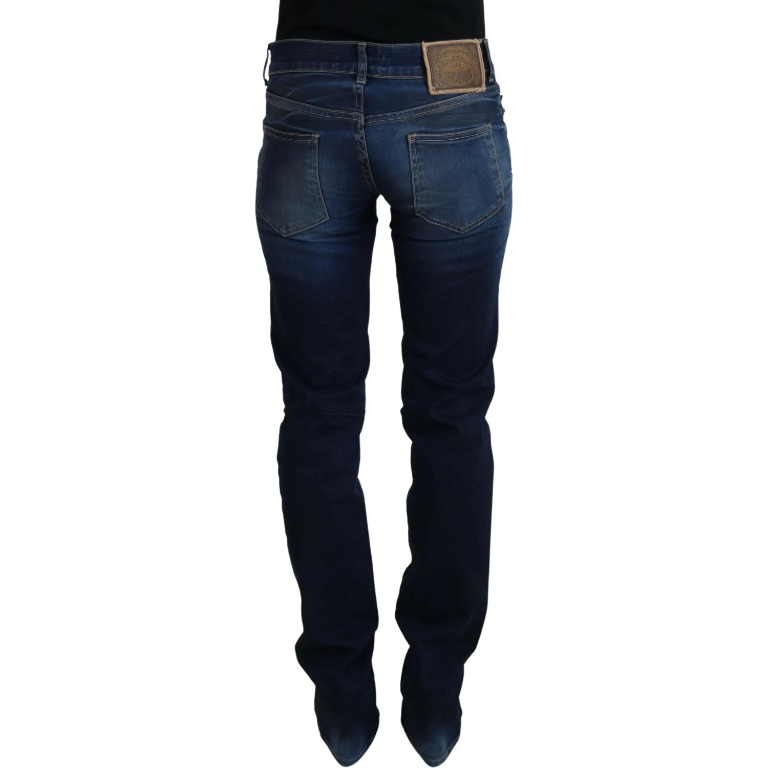Blue Cotton Women Casual Denim Jeans