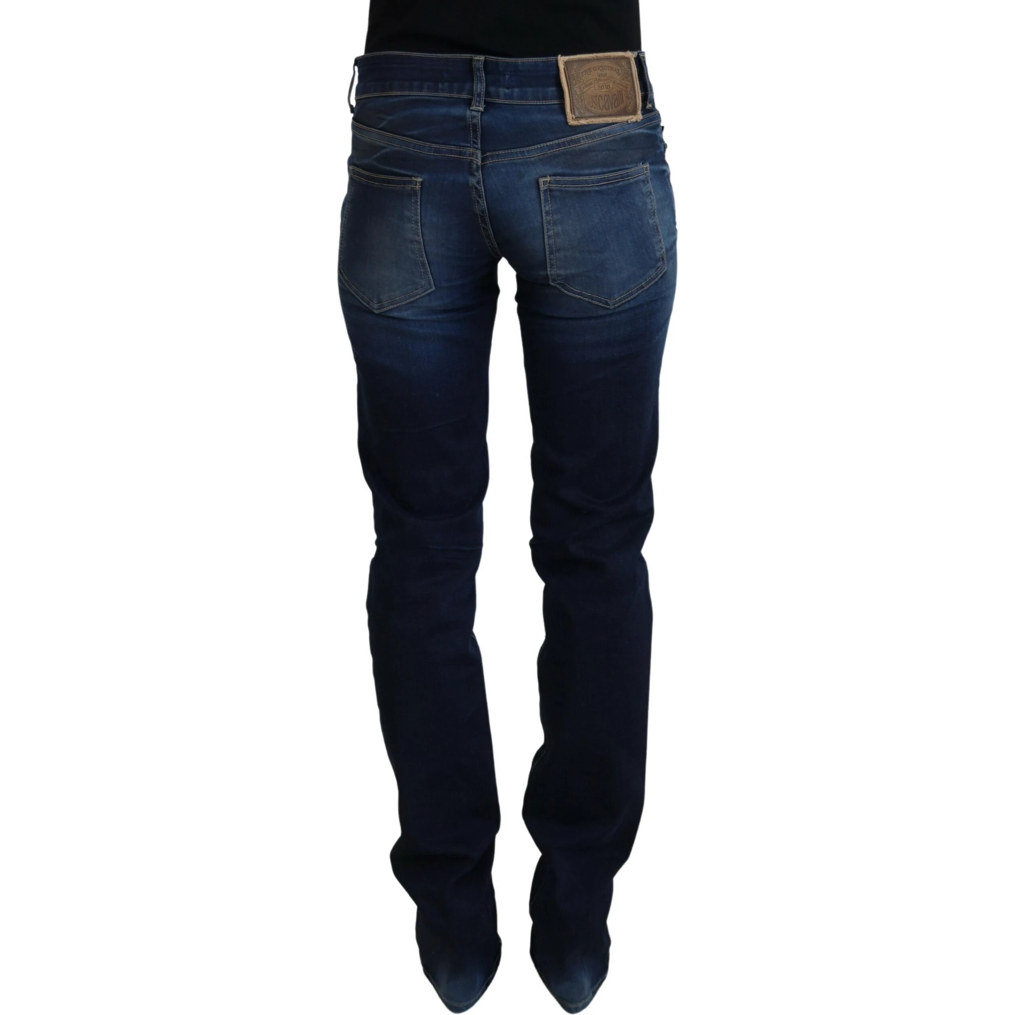 Blue Cotton Women Casual Denim Jeans