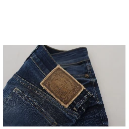 Blue Cotton Women Casual Denim Jeans
