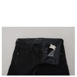 Black Cotton Slim Fit Women Denim Jeans