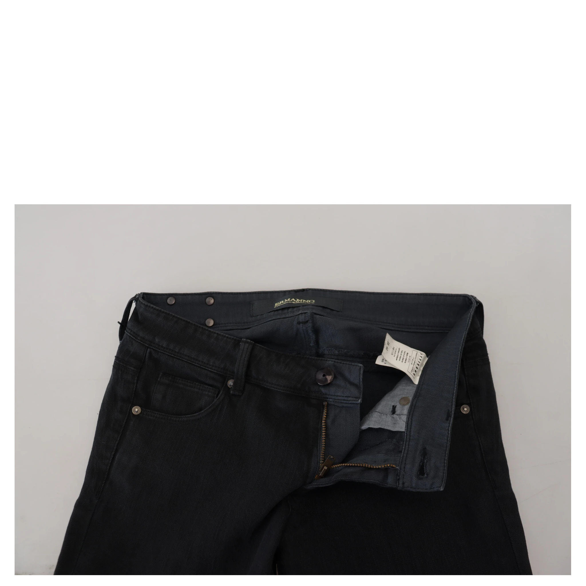 Black Cotton Slim Fit Women Denim Jeans