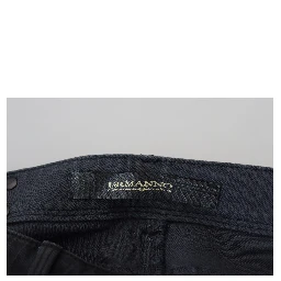 Black Cotton Slim Fit Women Denim Jeans