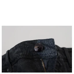 Black Cotton Slim Fit Women Denim Jeans