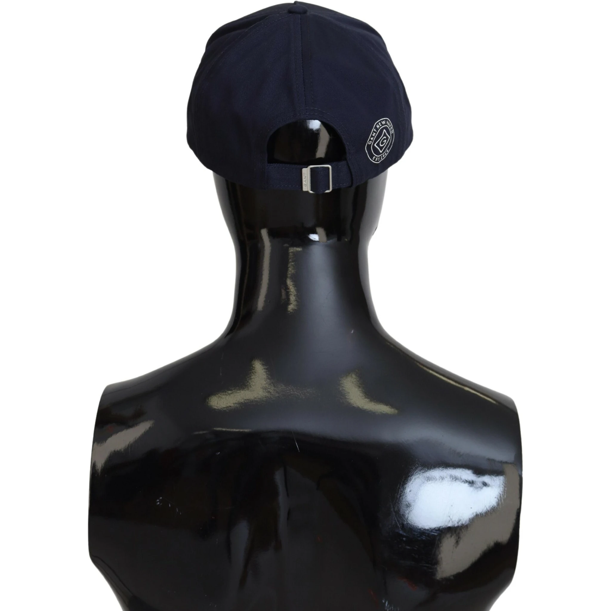 Blue Cotton Logo Print Baseball Cap Casual Hat