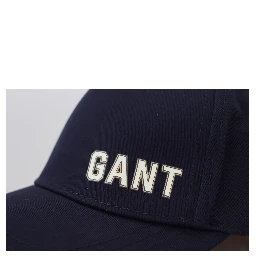 Blue Cotton Logo Print Baseball Cap Casual Hat