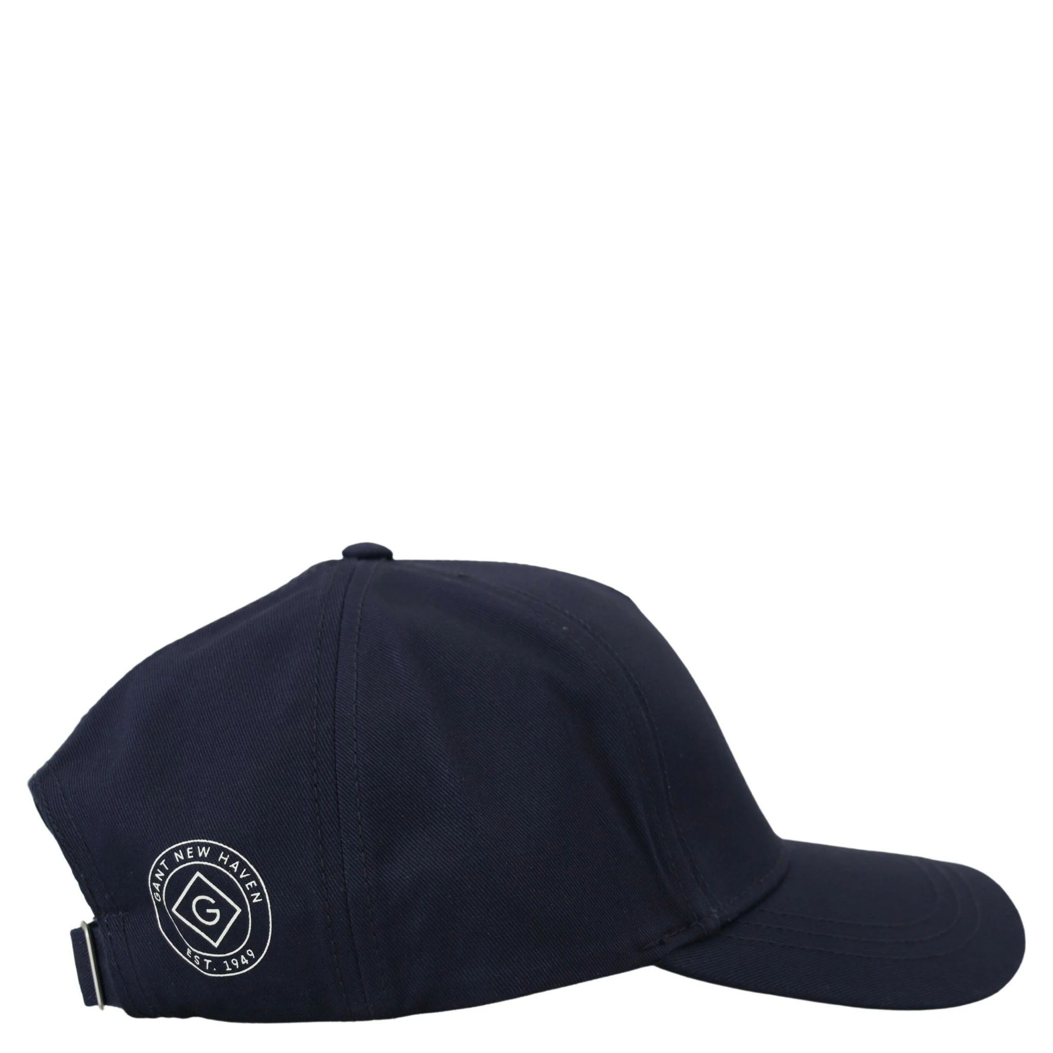 Blue Cotton Logo Print Baseball Cap Casual Hat