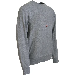 Gray Men Pullover Sweatshirt Sweater