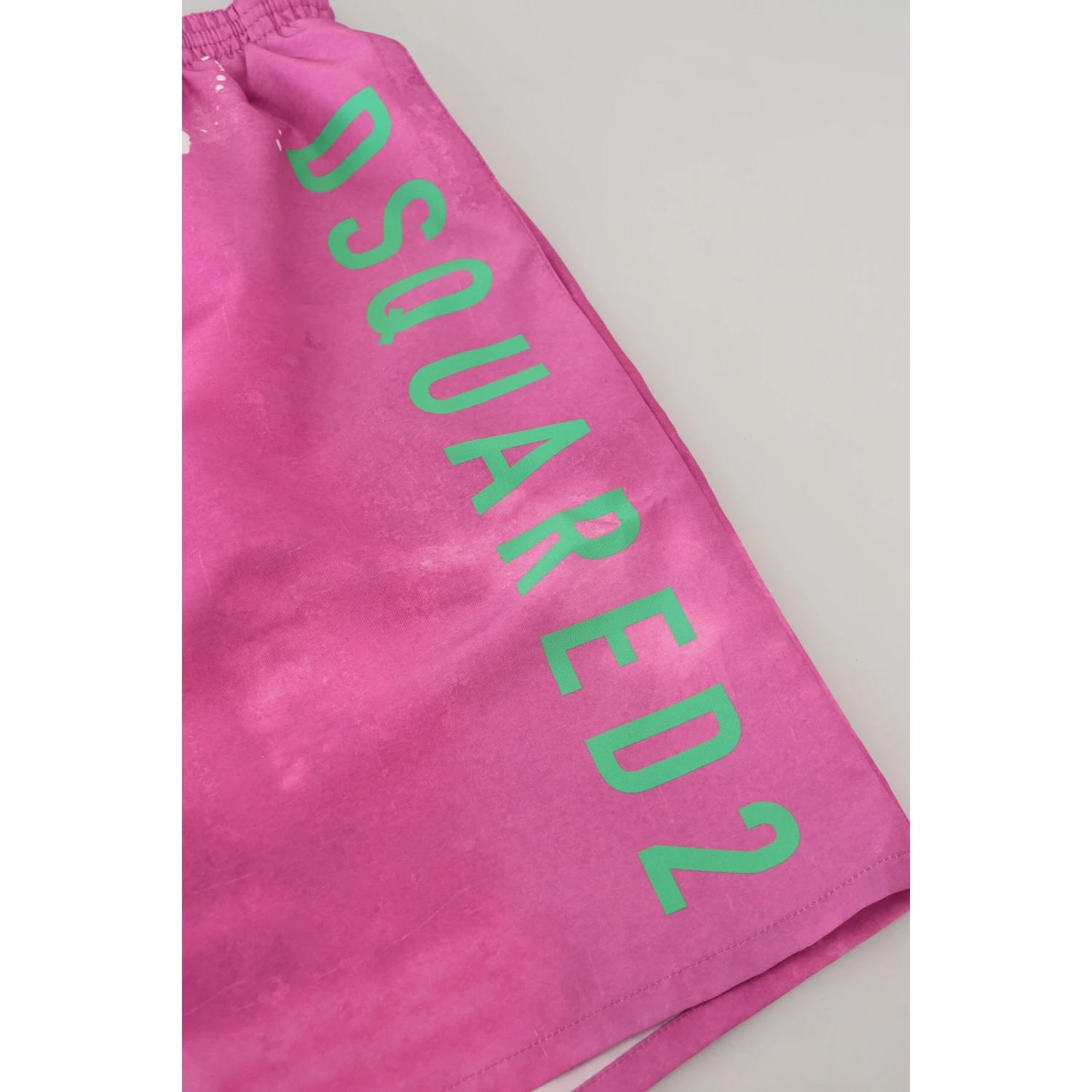 Pink Tie Dye Logo Men Beachwear Shorts Swimwear