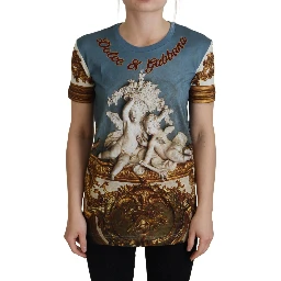 Multicolor DG Logo Angel Printed Shirt Top