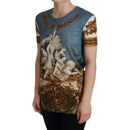 Multicolor DG Logo Angel Printed Shirt Top