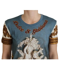 Multicolor DG Logo Angel Printed Shirt Top