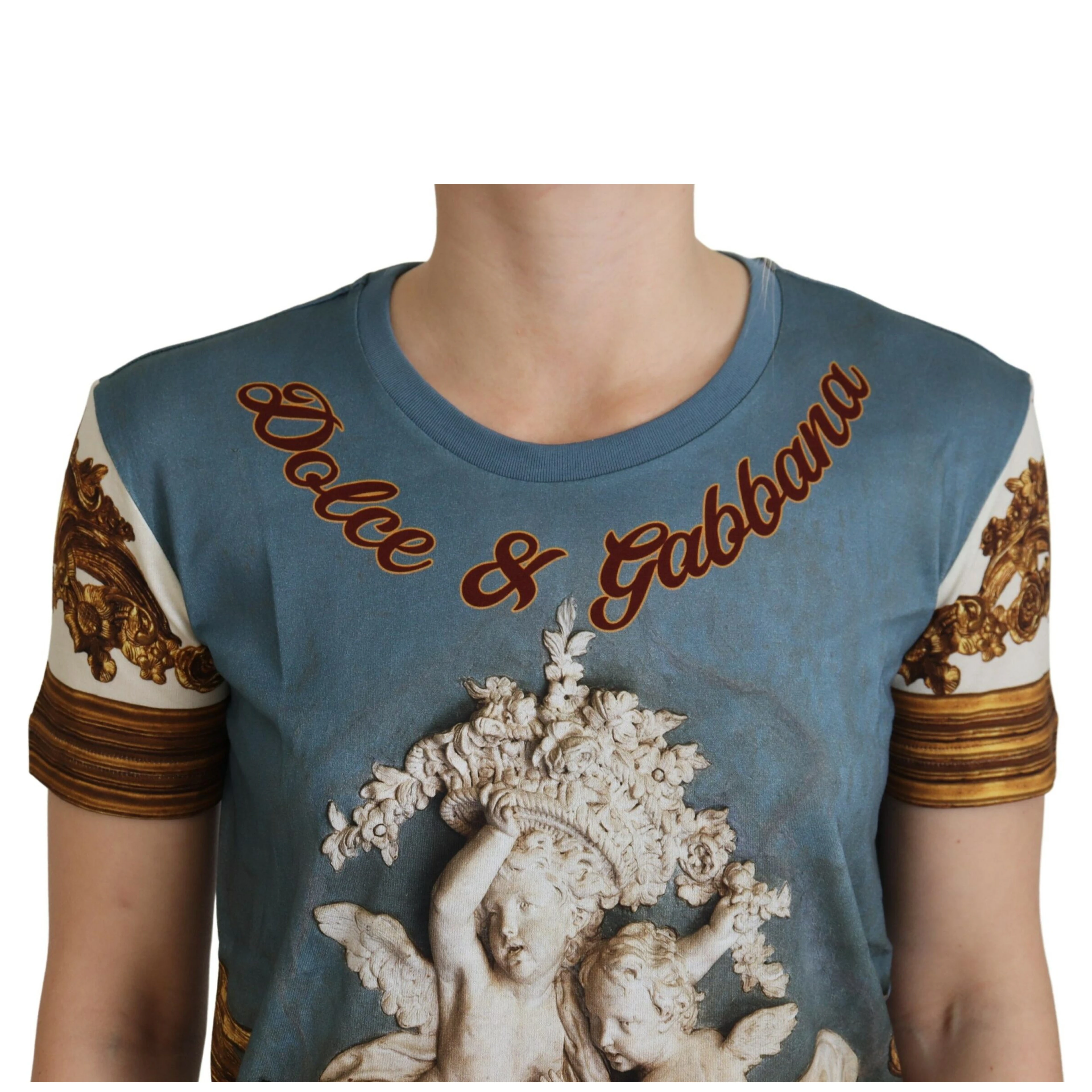 Multicolor DG Logo Angel Printed Shirt Top