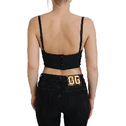 Pink Leopard Print Cropped Bustier Corset Top