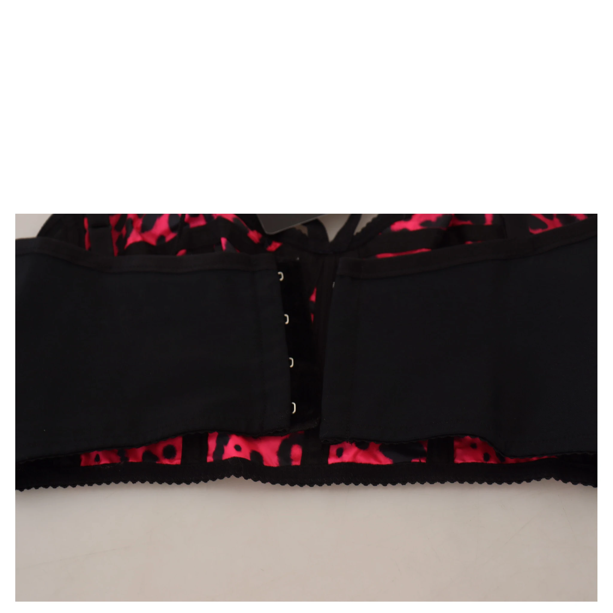 Pink Leopard Print Cropped Bustier Corset Top