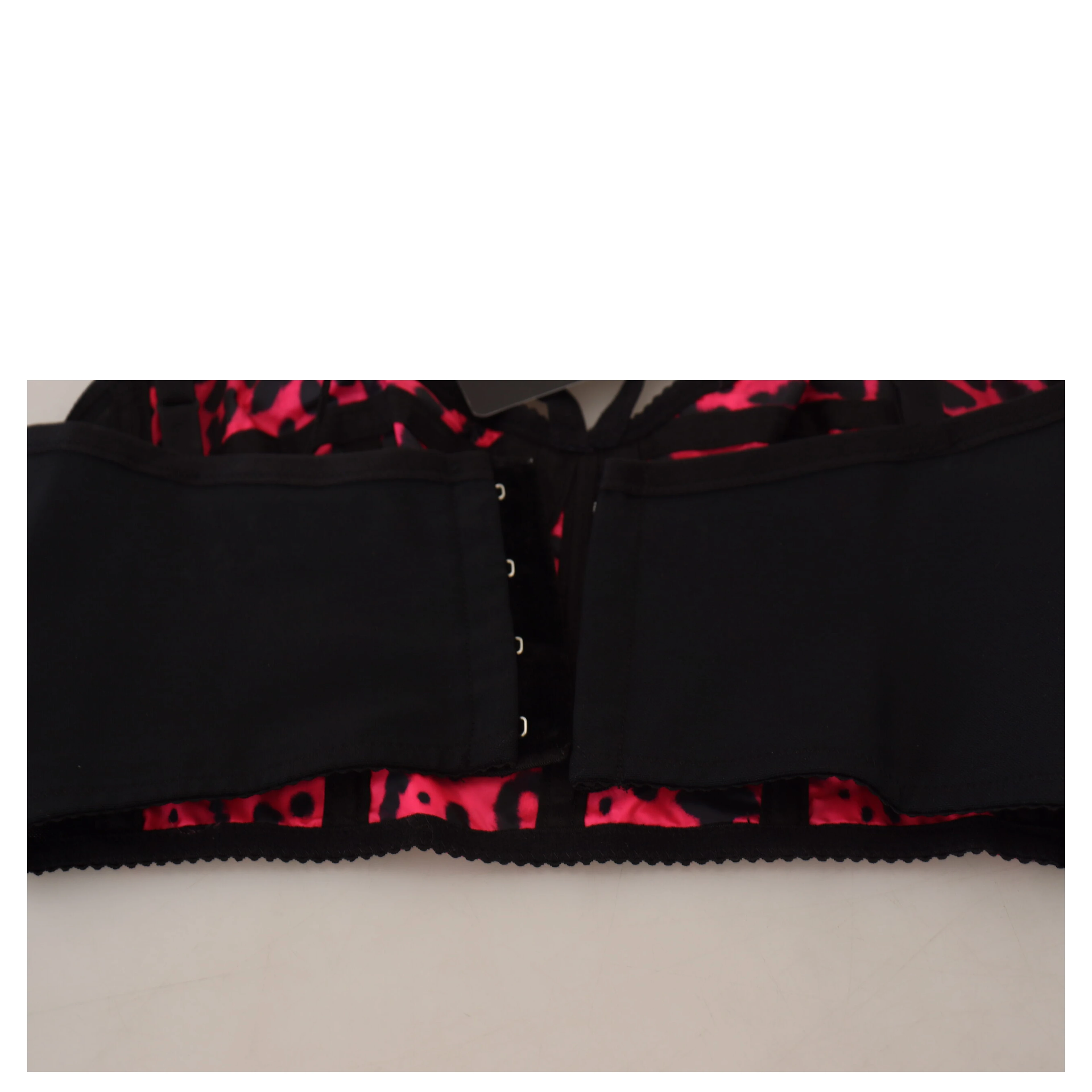 Pink Leopard Print Cropped Bustier Corset Top