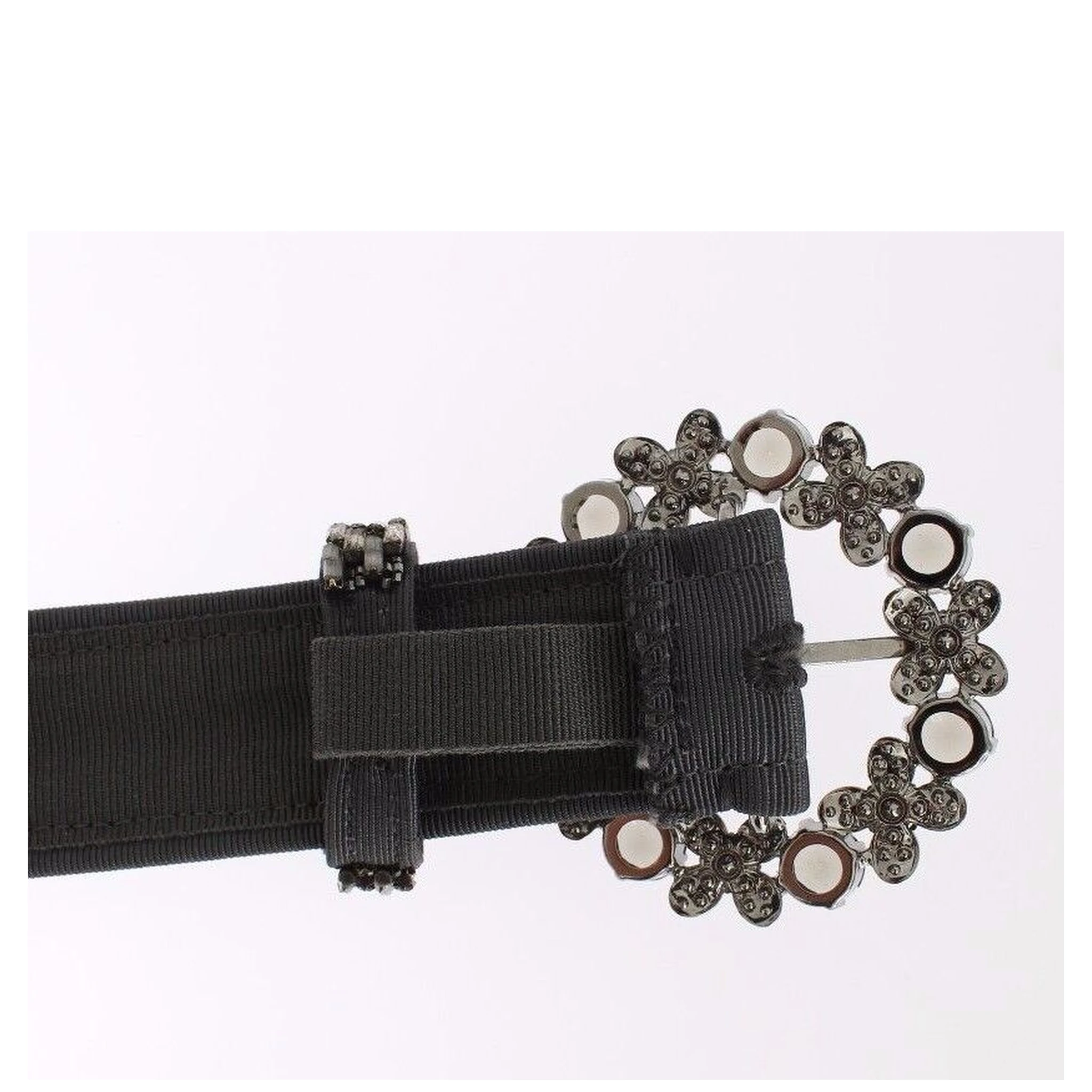 Multicolor Wide Crystal Buckle Sequined Belt