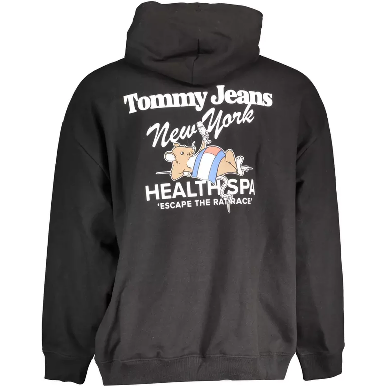 Oversized sport-tee hoodie