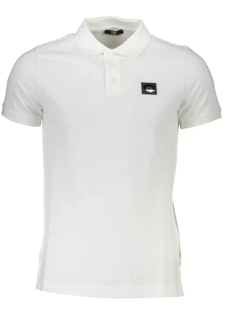 White Cotton Polo Shirt