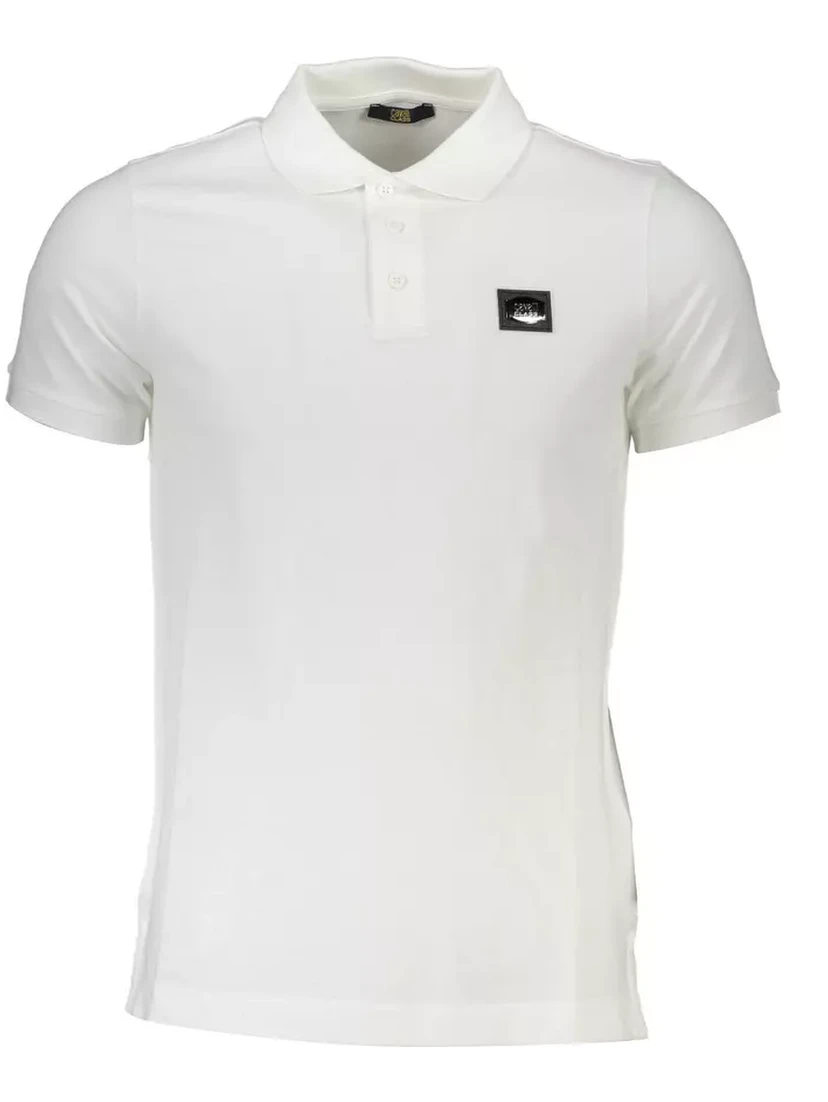 White Cotton Polo Shirt