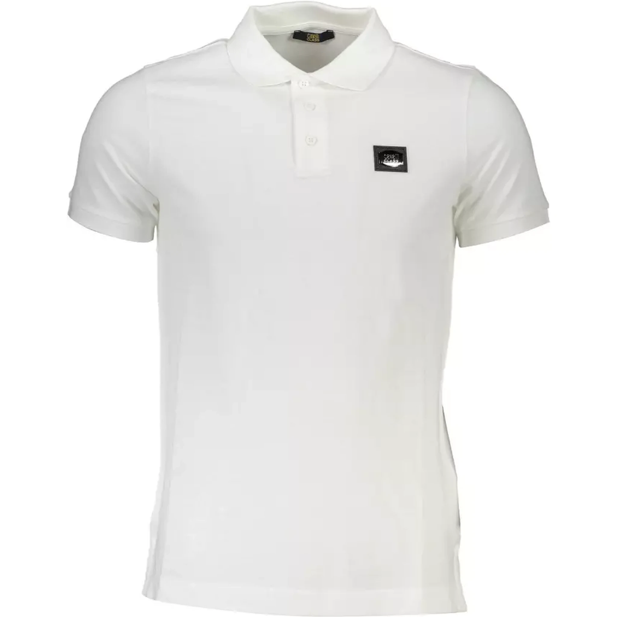 White Cotton Polo Shirt