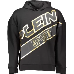 سويت شيرت قطني أسود