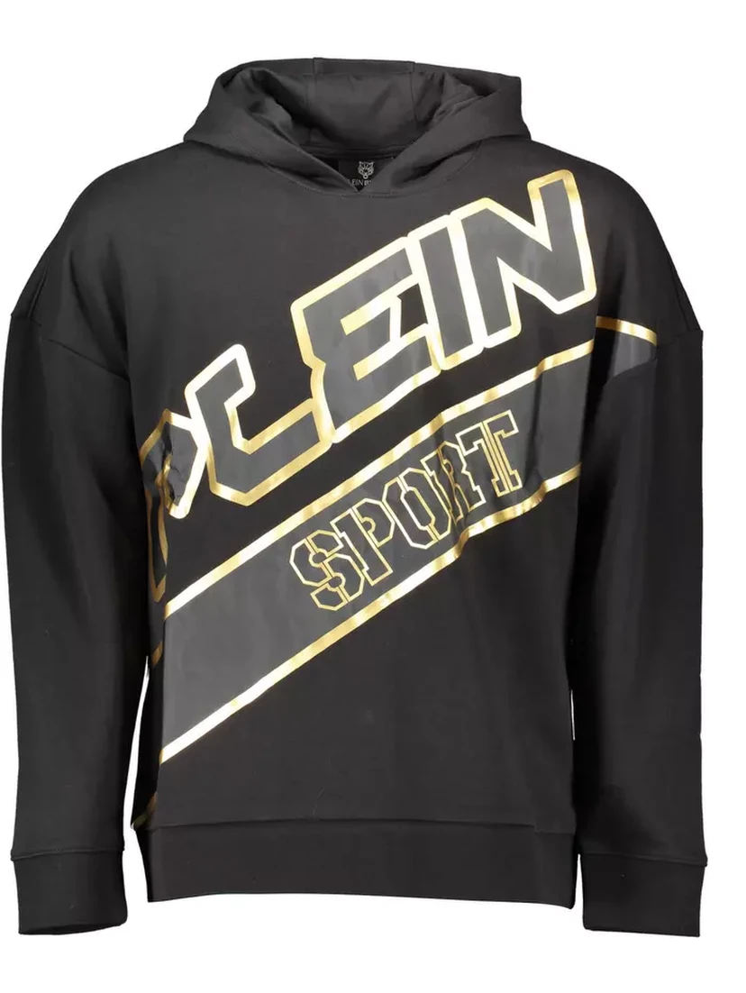 Black Cotton Sweatshirt