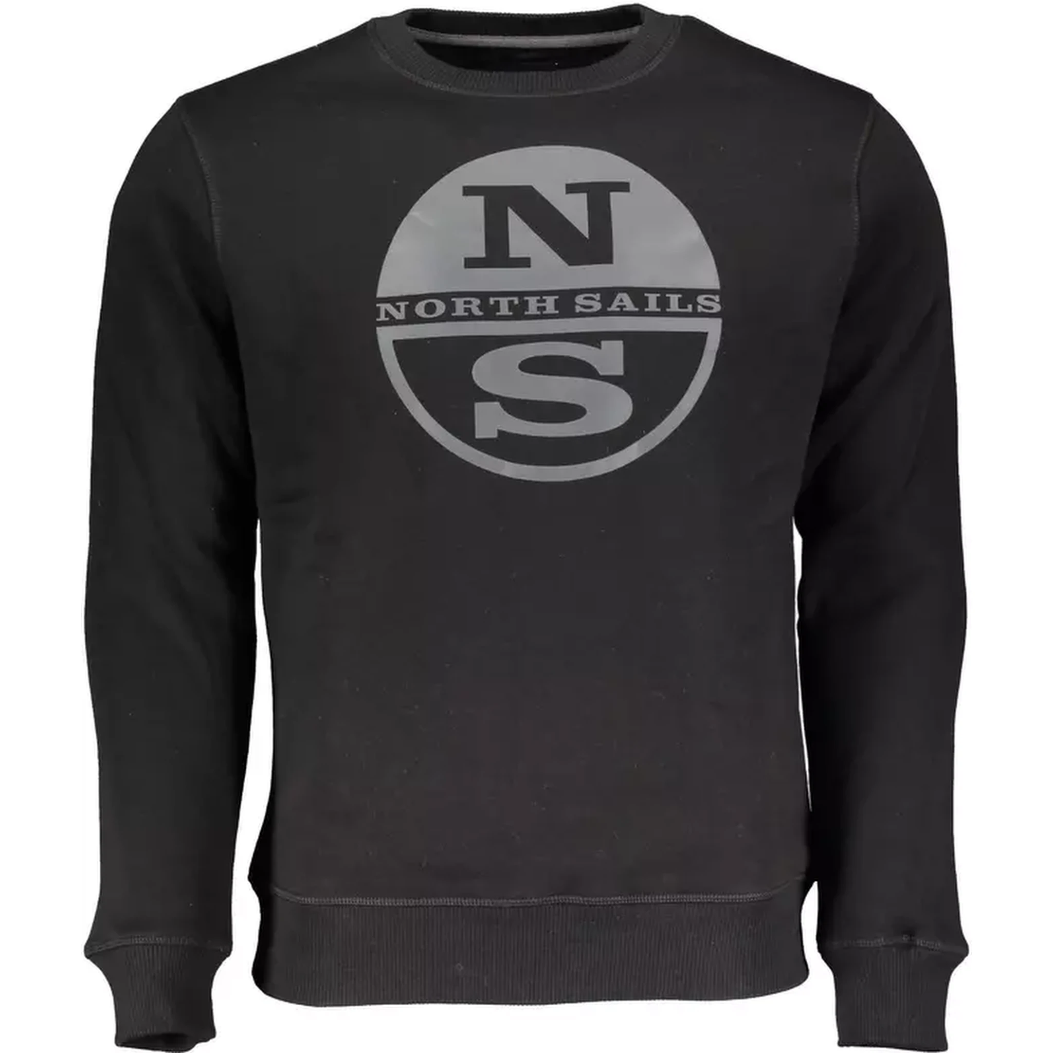 Black Cotton Sweatshirt