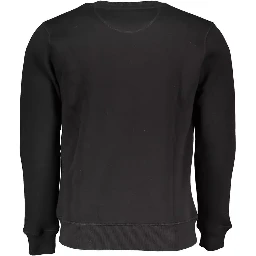 Black Cotton Sweatshirt