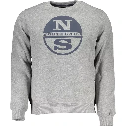 سويت شيرت قطني رمادي