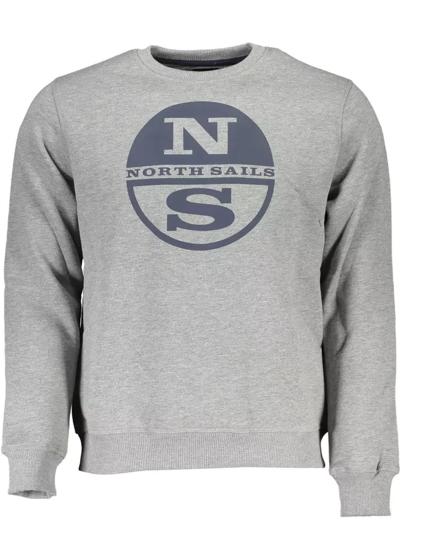 Gray Cotton Sweatshirt