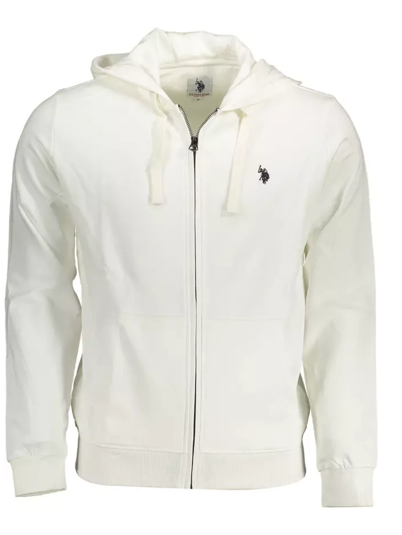 White Cotton Sweatshirt