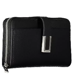 Black Polyester Wallet