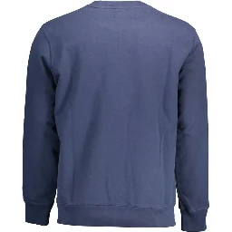 Blue Cotton Sweatshirt