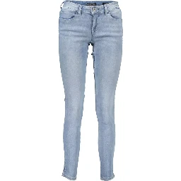 Blue Cotton Jeans Denim