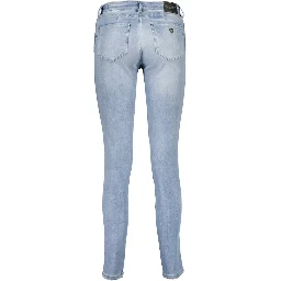 Blue Cotton Jeans Denim