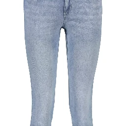 Blue Cotton Jeans Denim
