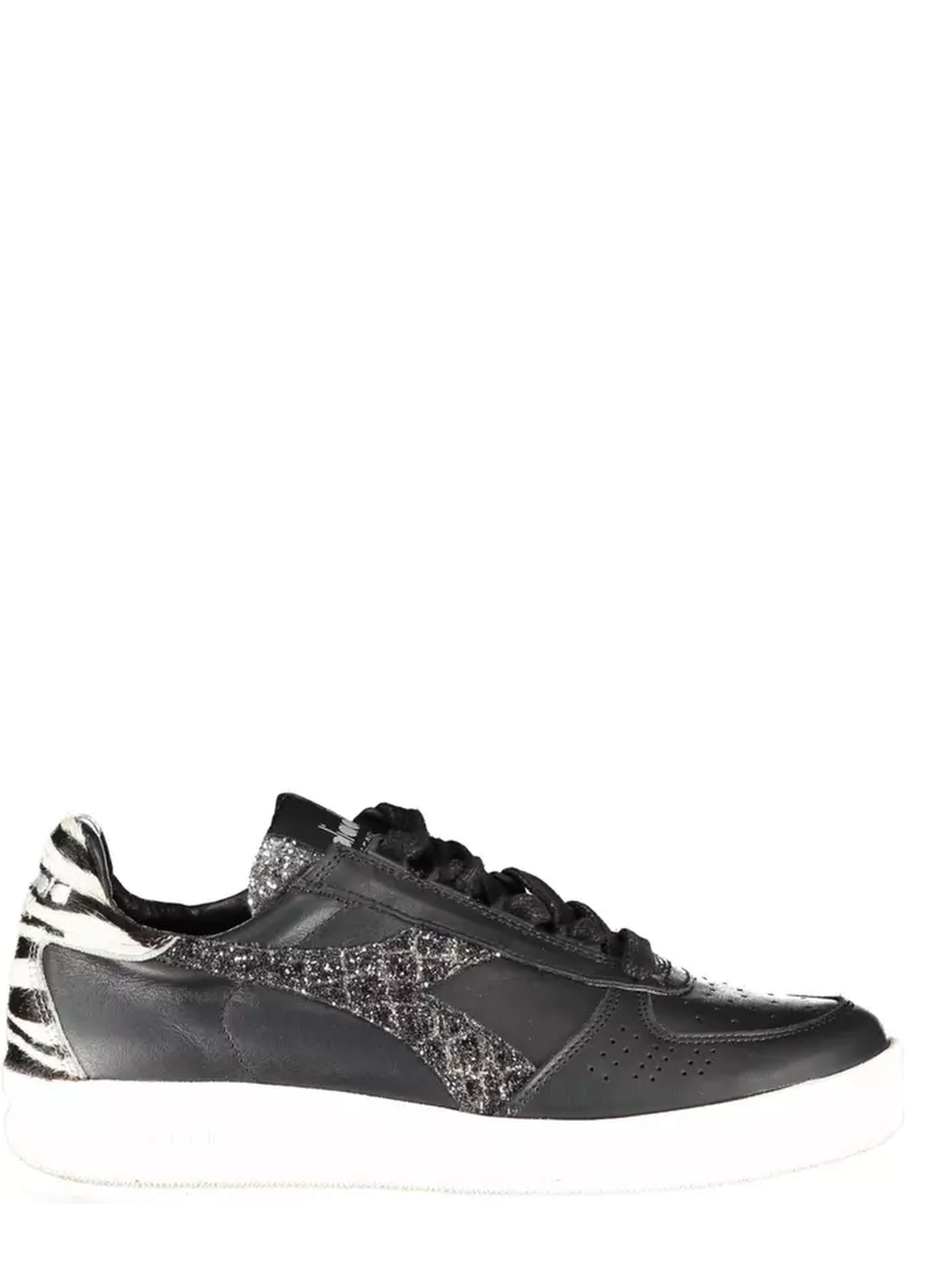 Black Fabric Sneaker