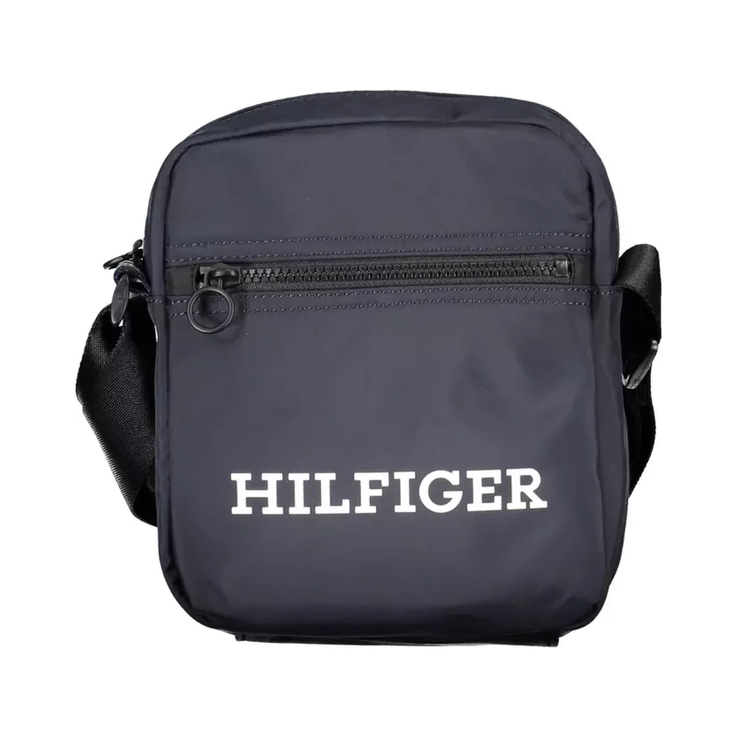 Blue Polyester Shoulder Bag
