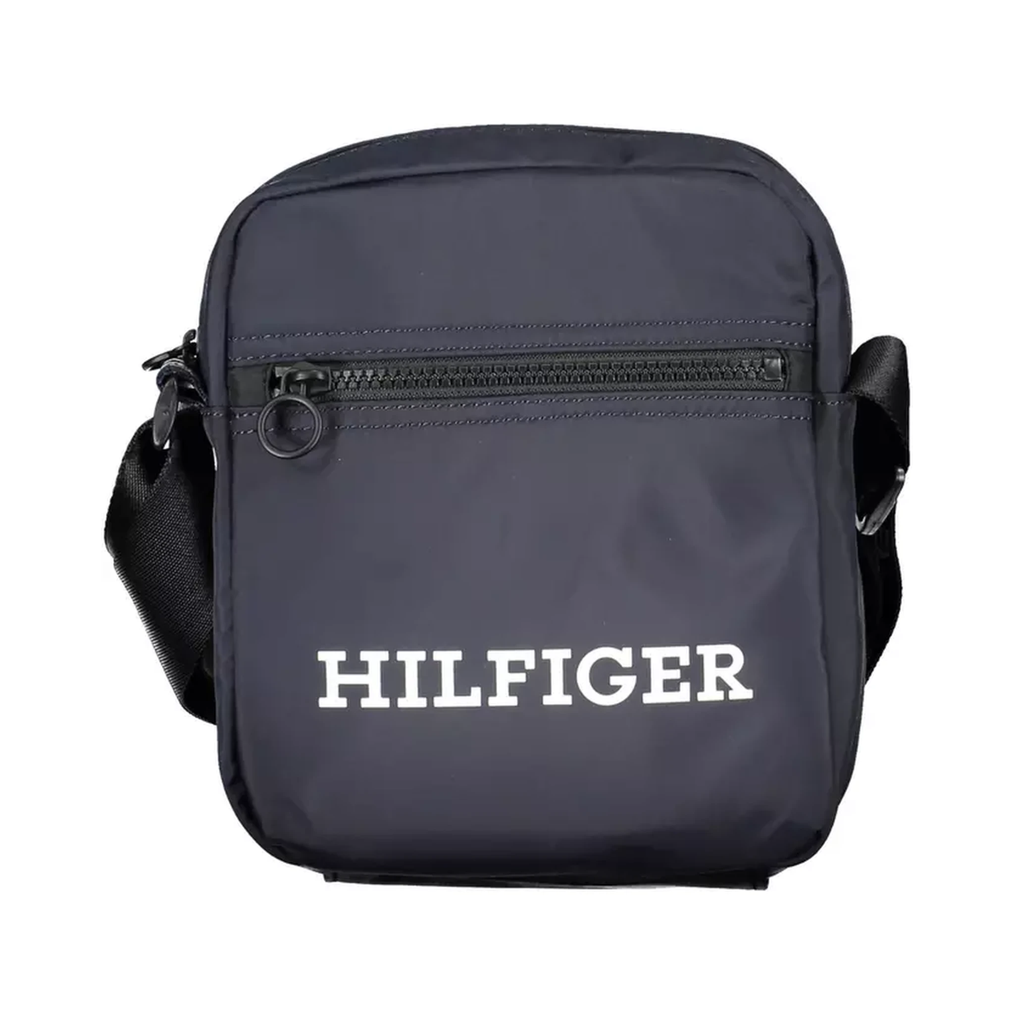 Blue Polyester Shoulder Bag