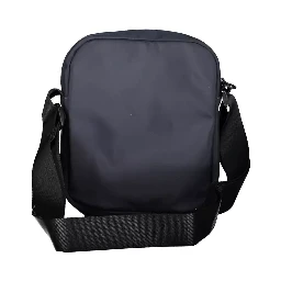 Blue Polyester Shoulder Bag