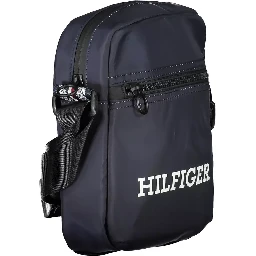 Blue Polyester Shoulder Bag