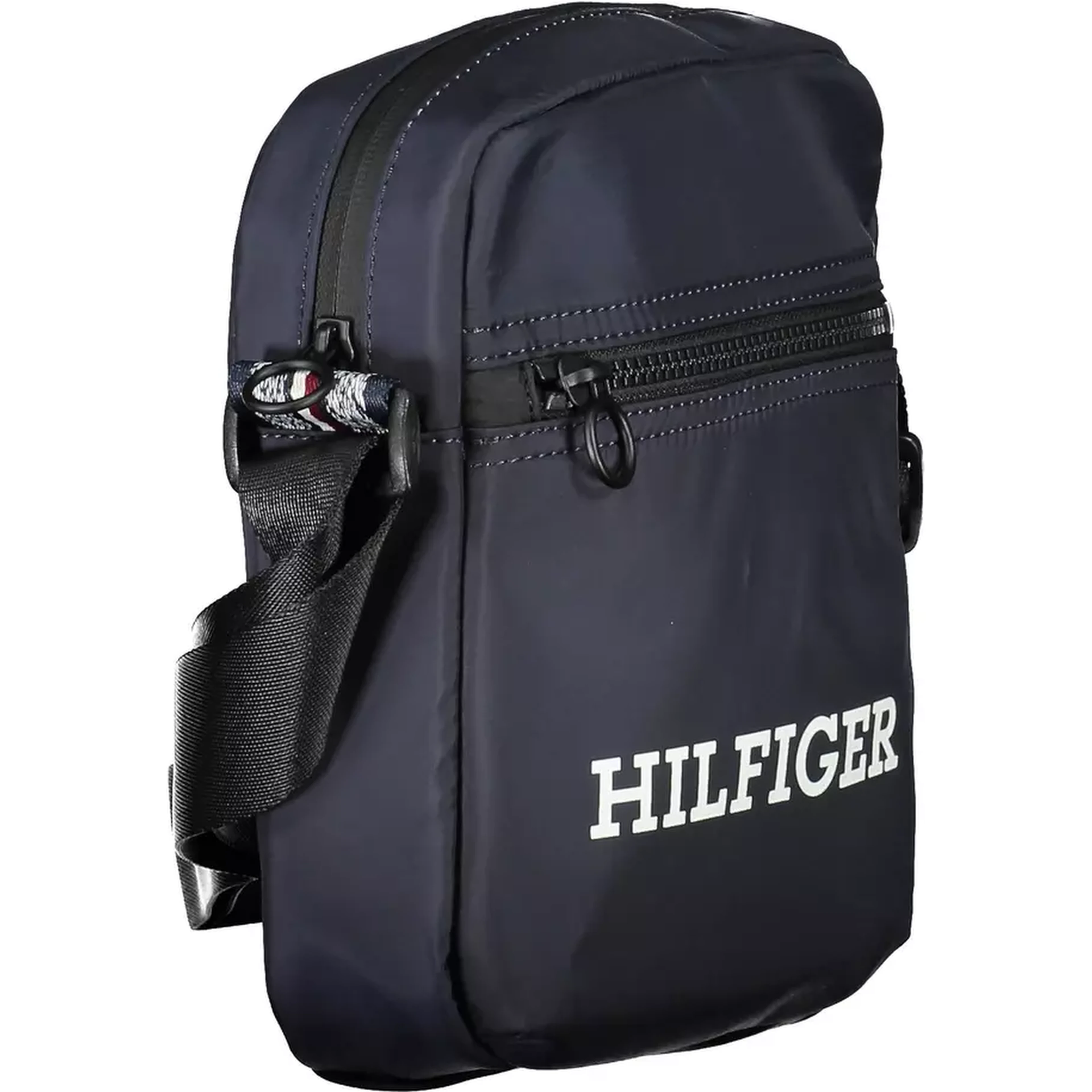 Blue Polyester Shoulder Bag