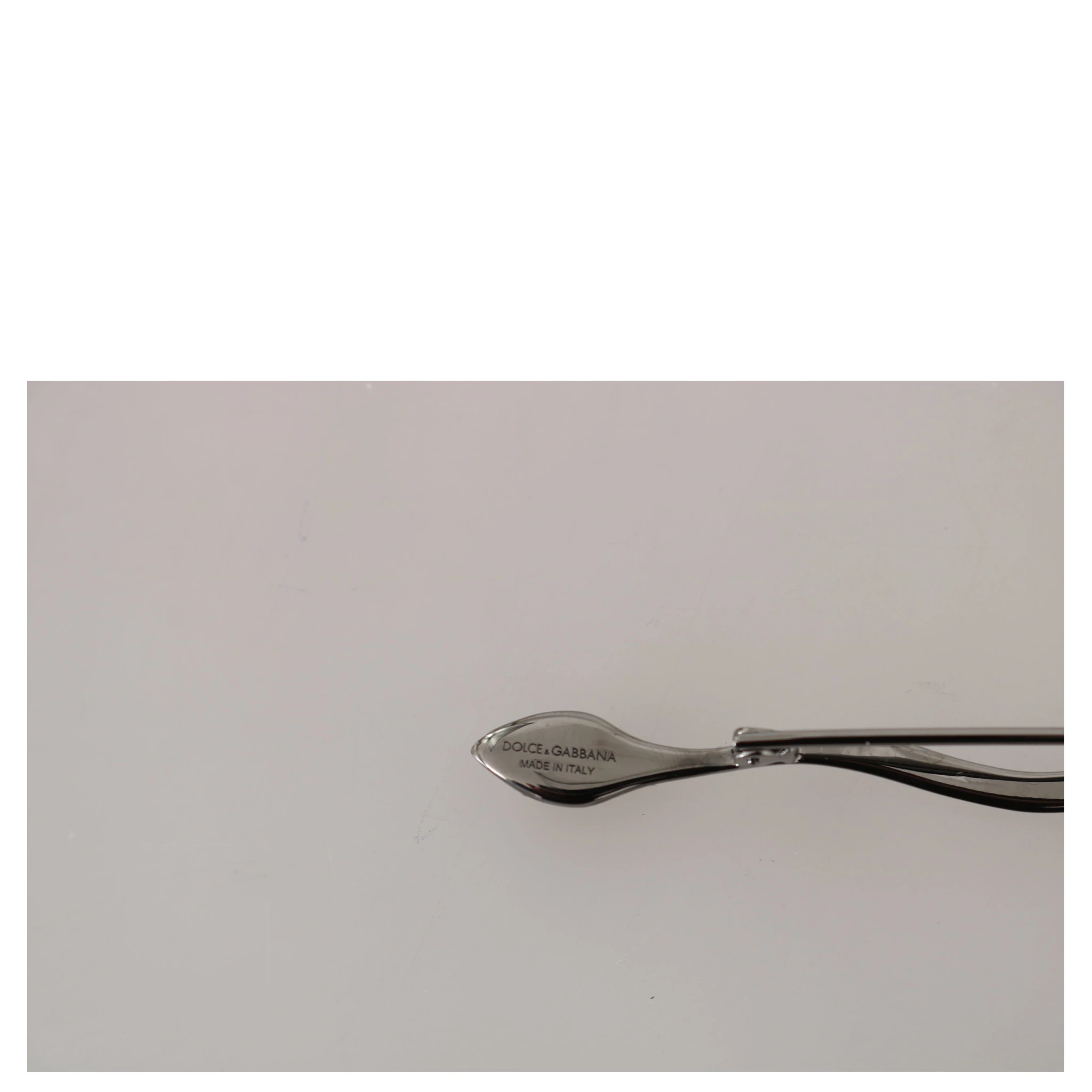 Silver Brass Crystal Spilla Serpente Brooch Pin