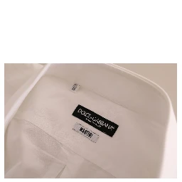 White MARTINI Cotton Dress Formal Shirt