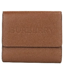 Luna Tan Grained Leather Small Coin Pouch Snap Wallet