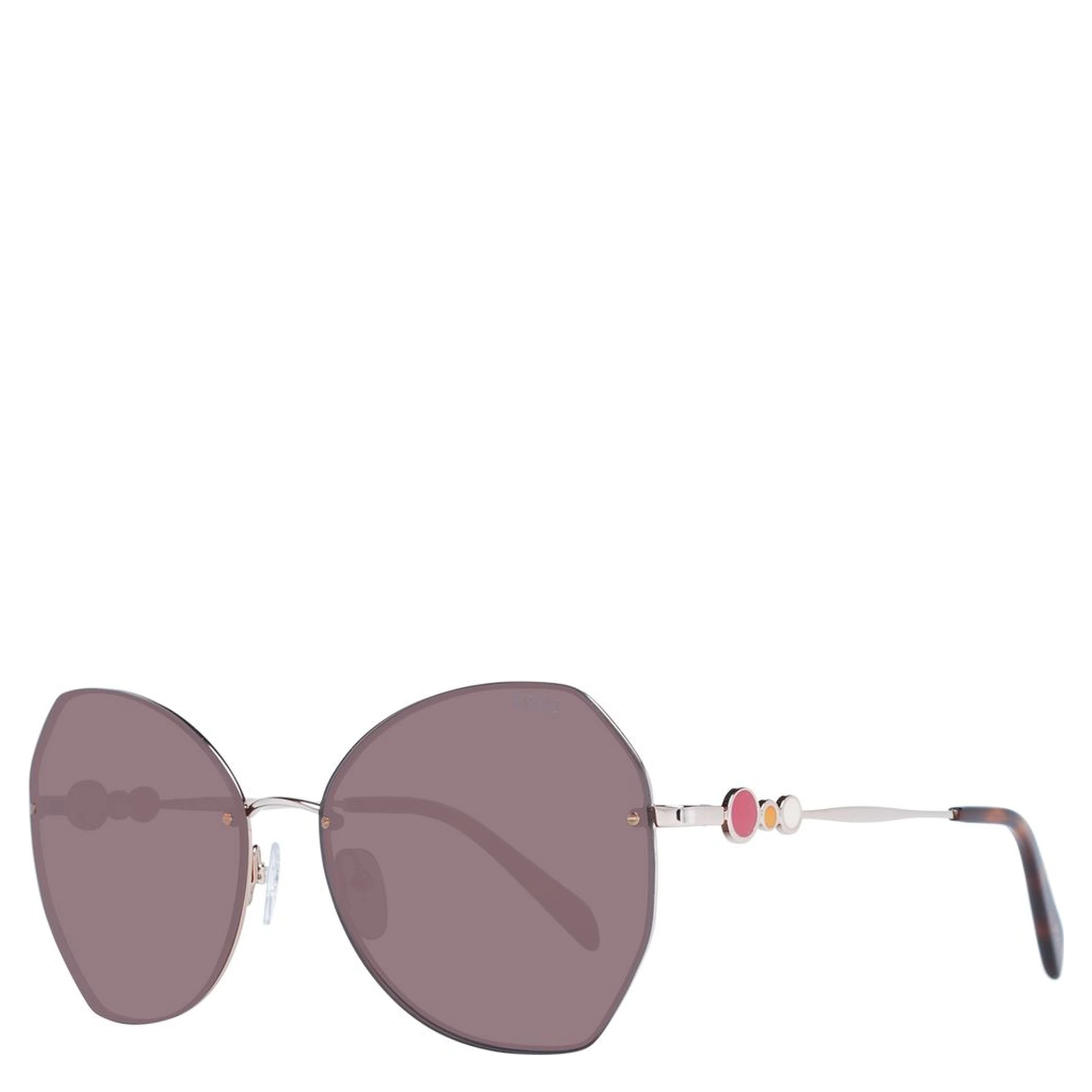 Rose Gold Metal Sunglasses