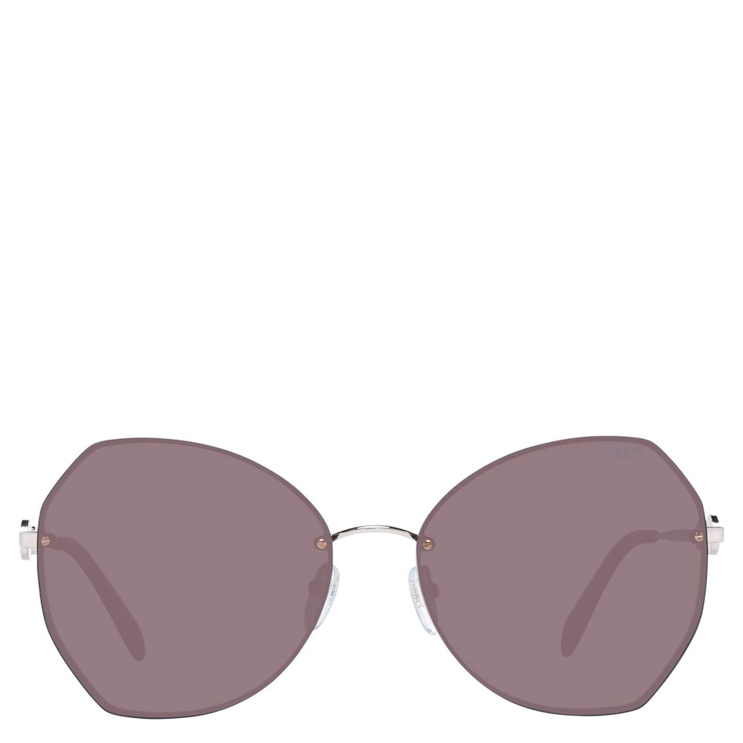 Rose Gold Metal Sunglasses