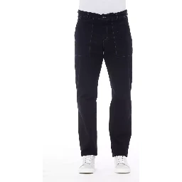 Blue Cotton Pant