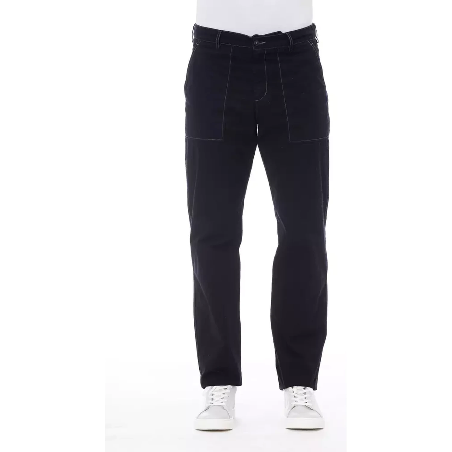Blue Cotton Pant